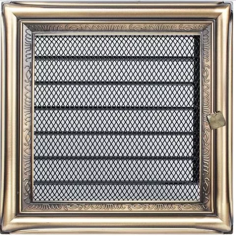 Reste kamīnam ar žalūziju 170x170 mm rustikāta , 17RX