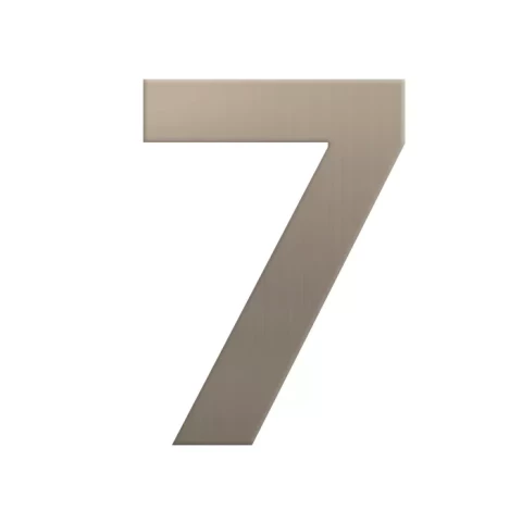 Numurs durvīm Nr.7, pašlīmējošs sudraba