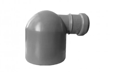 Iekšējās kanalizācijas līkums redukcijas 110x50/90'