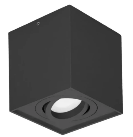 Griestu gaismeklis CAROLIN DLS GU10 35W,kvadr,melns