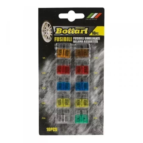 BOTTARI Drošinātāju komplekts 10gab. (plakanie)