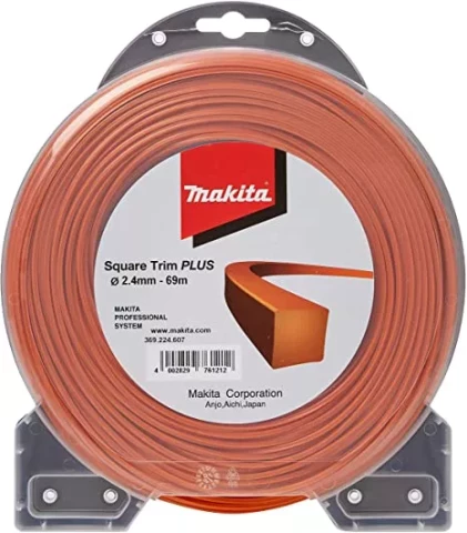Нейлоновый шнур квадратной формы 2,4 мм x 69 м, MAKITA 369224607