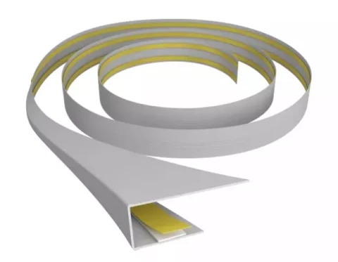 Līste PVC 50x3000mm universāla B6 B615 Tumši pelēka