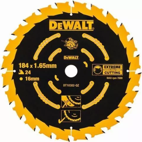 DeWALT Saw blade 184x16x24T EXTREME, DT10302-QZ