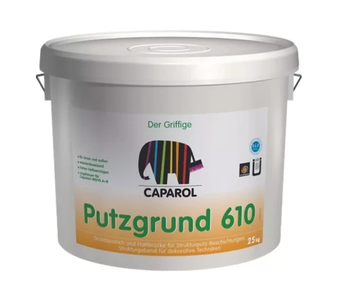Caparol PUTZGRUND 610 Grunts zem apmetuma 16kg caurspīdīga