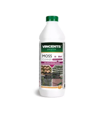 Vincents MOSS CLEANER concentrate 1L Sūnu, aļģu, ķērpju tīrīšanas līdzeklis, koncentrāts