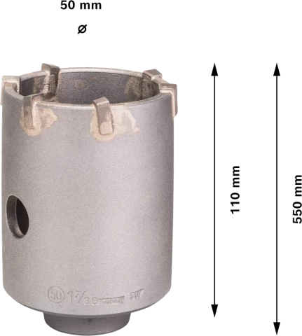 Лёгкая коронка Bosch, 50 x 80 мм (2608550075)