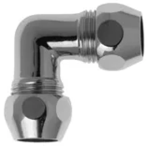 Elbow 10 x 10 chromed. BENKISER