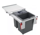 FRANKE Atkritumu šķirošanas sistēma Garbo 450mm (1x12L,1x18L) 121.0200.692