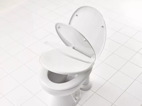 Ridder toilet lid Miami with SC, white 02101101