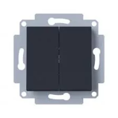 RIO MELNS Slēdzis 2-taust meh