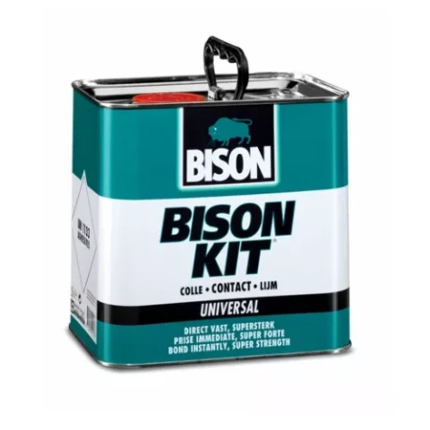 Bison KIT UNIVERSAL 2.5L Universāla kontaktlīme uz kaučuka sveķu un šķīdinātāja bāzes