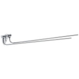 NAPOLI swing-arm towel-holder w. 2 arms, chrome