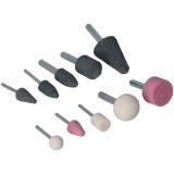 FASTER TOOLS Mounted point grinding stones in set 10pcs.