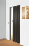 Bīdāmās saliekamās durvis PLAZA espresso 88x203cm