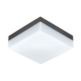 Уличный потолочный / настенный светильник EGLO Sonella LED 8.2W 820lm 3000K IP44 антрацит 94872