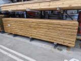 Terrace board 28x145x4200mm pine impregnated brown AB