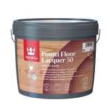 Pontti Floor Lacquer 50, 2.7L / Semi-gloss water-based varnish 48