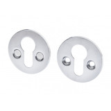 escutcheon for cylinder, stainless steel look