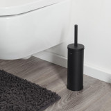 BOSTON Toilet Brush And Holder Freestanding black stainless steel