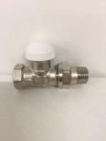 HERZ Thermostat valve TS-90, 1/2", straight, Herz