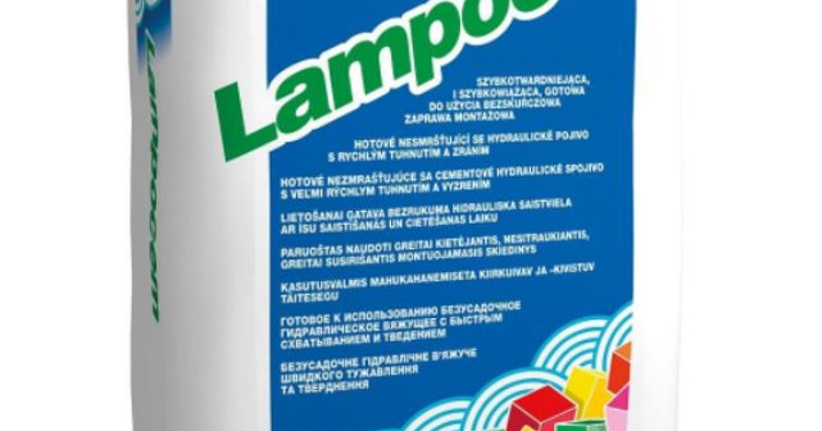 Mapei LAMPOCEM 25kg Ready-to-use shrinkage-free rapid setting and hardening  hydraulic binder