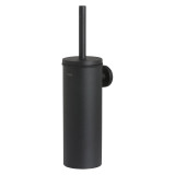 BOSTON toilet brush & holder, black stainless steel