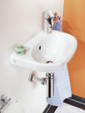 Small bathroom sink Nautic 5540 - for bolt mounting 40 cm