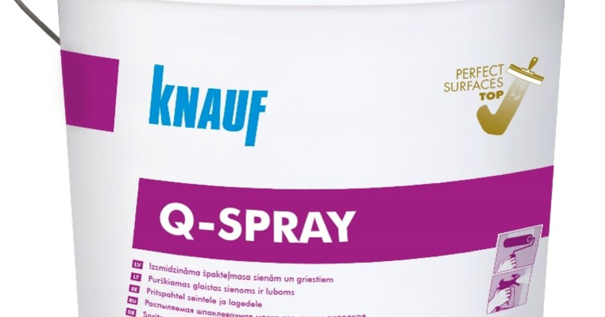 Knauf Q Spray 25kg Gatavā špakteļmasa 6949