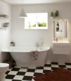 PAA bathtub TRE GRANDE 1700x1000 mm white