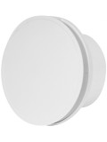 Bathroom fan round 100 mm WHITE design with timer and humidity sensor - EAT100HT