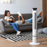 B&D Tower type fan 45W 3 speeds 12 hour timer remote control