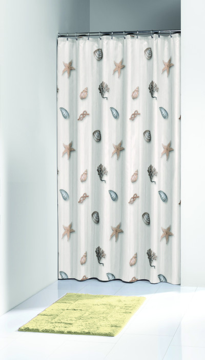 CANET textile shower curtain, 180x200cm