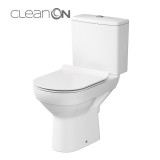 Cersanit WC pods Compact 604 CITY NEW CLEAN ar SC vāku