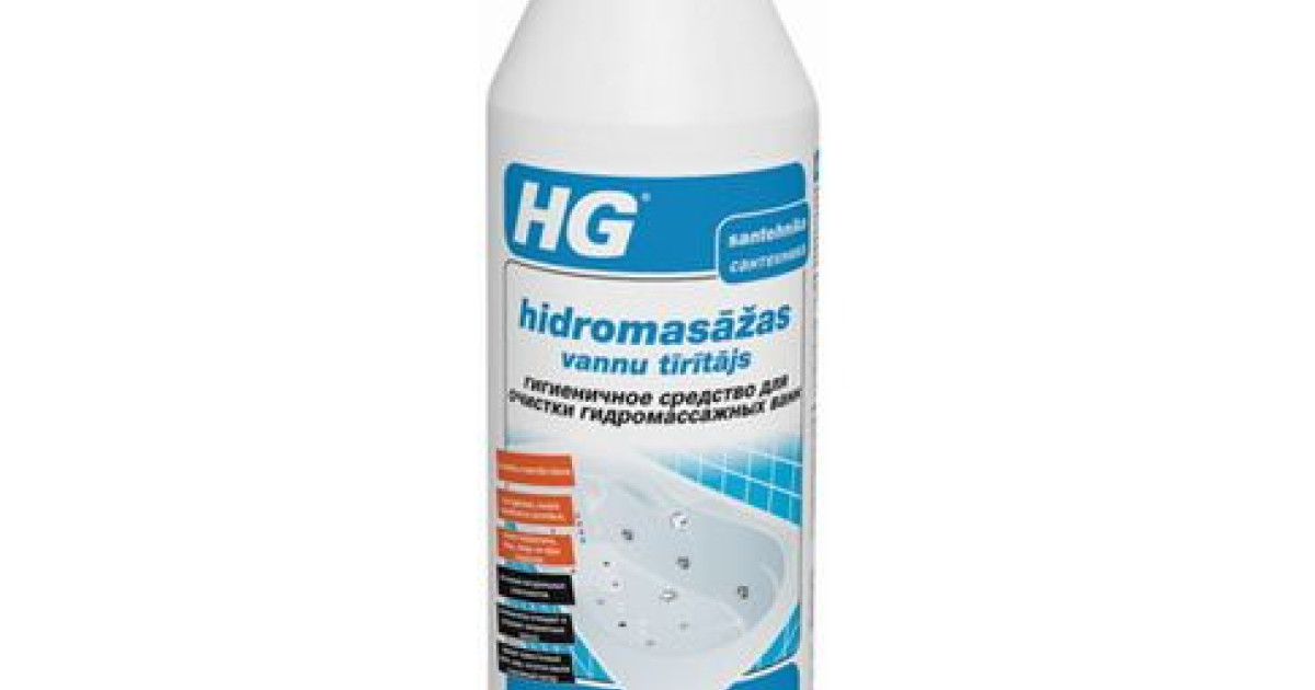 HG Whirlpool bath cleaner 1l (džakuzi sist.tīrīt.)