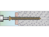 Skrūve betonam 7.5X80 Zn 100gab/iep., 105239