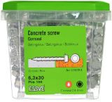 Essve screw for concrete 6.3x30 CS 100 pcs/pack, 105283