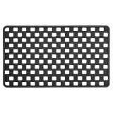 DOBY bathmat, black, 38x75 cm