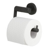 BOSTON toilet-paper roll-holder, black stainless steel