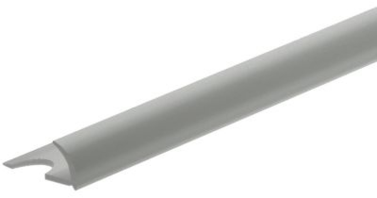 FLĪŽU LĪSTE PVC 12MM, PELĒKA ārējais stūris