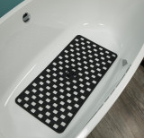 DOBY bathmat, black, 38x75 cm