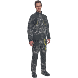 Jacket camouflage gray/yellow Size 54