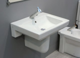 Bathroom sink Artic 4550 - for bolt/bracket mounting 55 cm