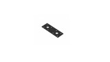 Domax Connection plate C100x35x2.5mm, black 44712