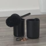 URBAN toilet brush & holder, black