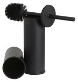 BOSTON Toilet Brush And Holder Freestanding black stainless steel