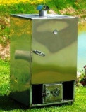 Smokehouse 100 L made of stainless steel