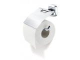 RAMOS toilet paper roll holder with lid, chrome