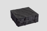 Bruģis Nida 60x160x160mm melnā krāsā ar gofrētas virsmas faktūru 11.83m2/462gab/1709kg/paletē