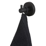 BOSTON hook big, black stainless steel